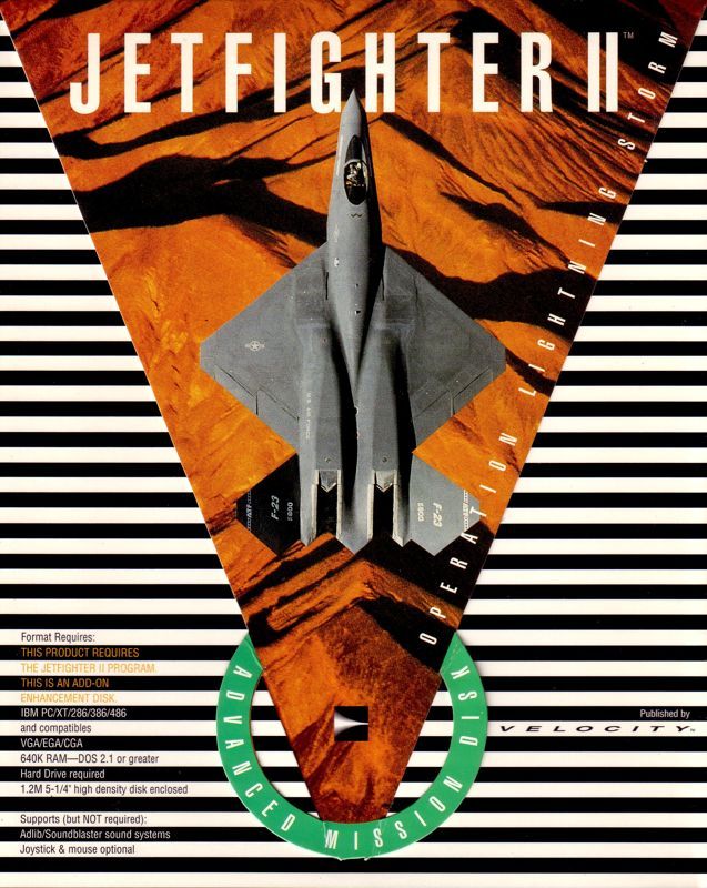 Game cover: JetFighter II: Operation Lightning Storm
