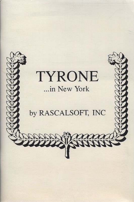 Game cover: Tyrone... in New York