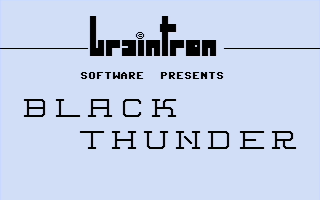 Game cover: Black Thunder