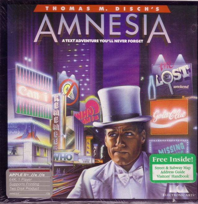 Game cover: Amnesia