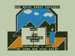 Game cover: Saga: The Sorcerer's Curse