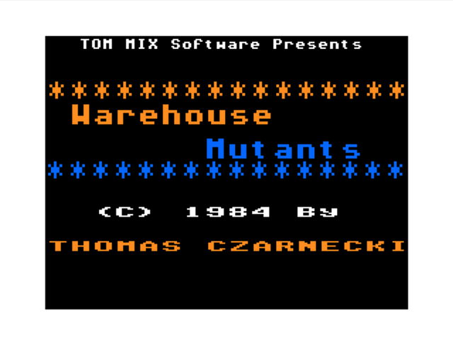 Game cover: Warehouse Mutants