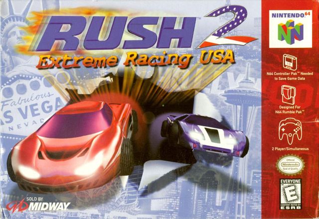 Game cover: Rush 2: Extreme Racing USA