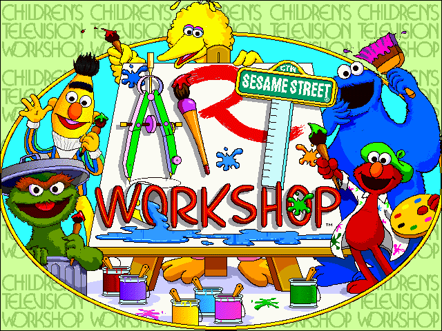 Game cover: Sesame Street: Art Workshop