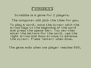 Game cover: Scrabble