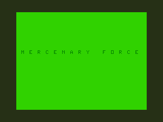 Game cover: Mercenary Force