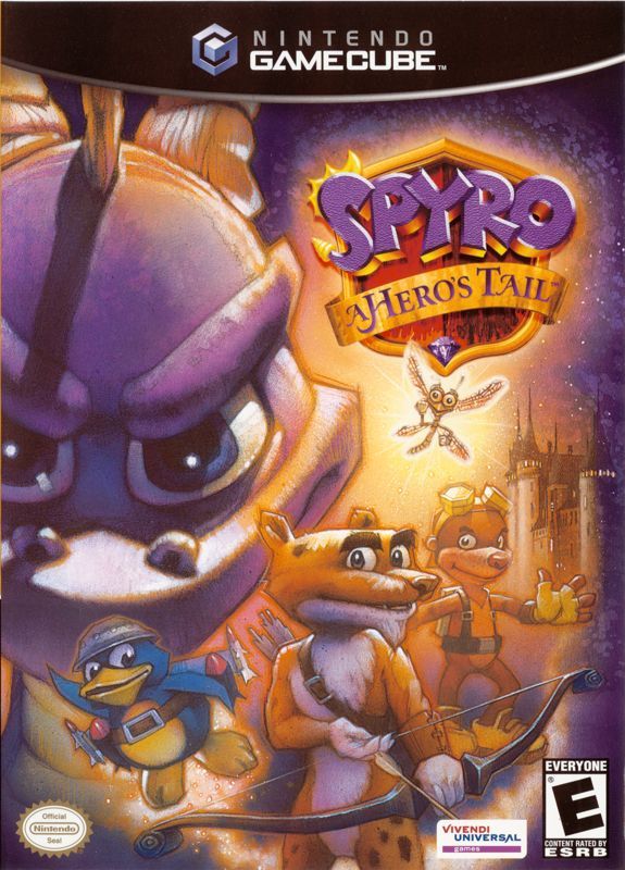 Game cover: Spyro: A Hero's Tail
