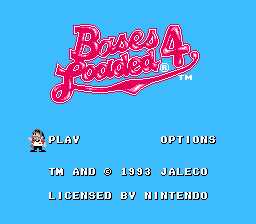 Game cover: Bases Loaded 4