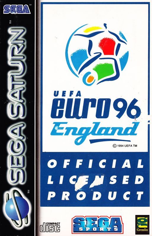 Game cover: UEFA Euro 96 England