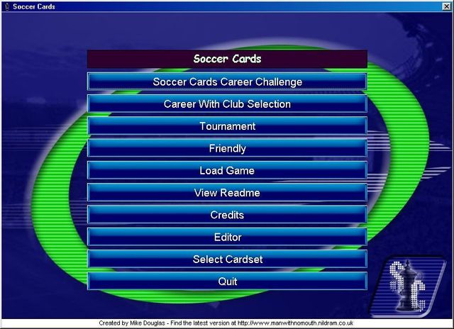 Game cover: Soccer Cards