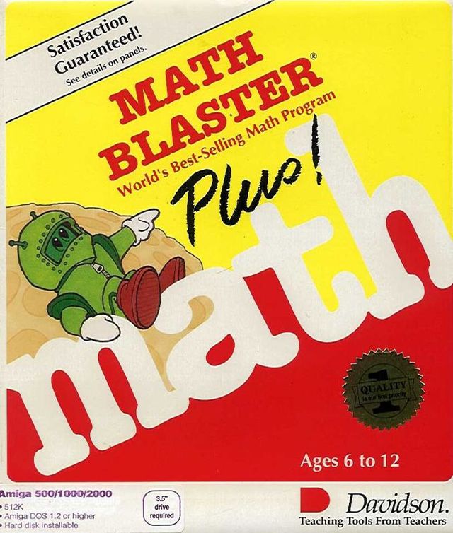 Game cover: Math Blaster Plus!