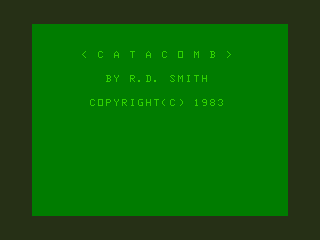 Game cover: Catacomb