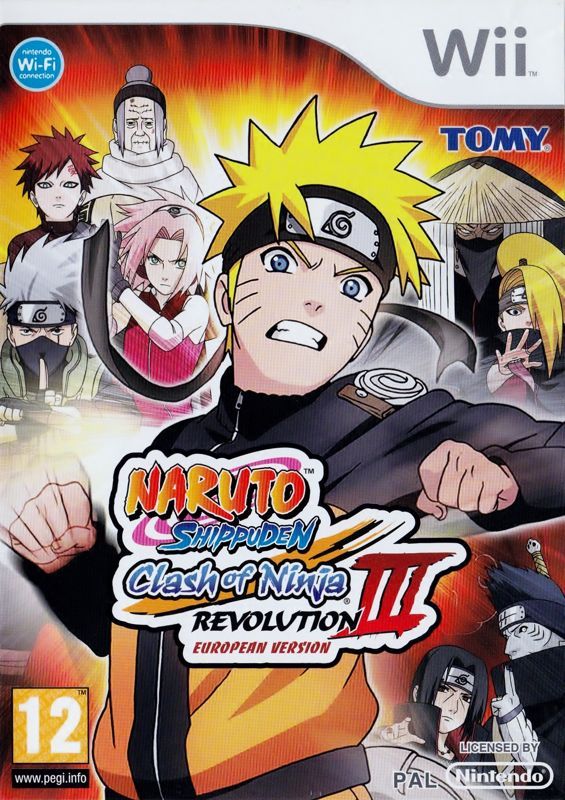 Game cover: Naruto Shippuden: Clash of Ninja Revolution III