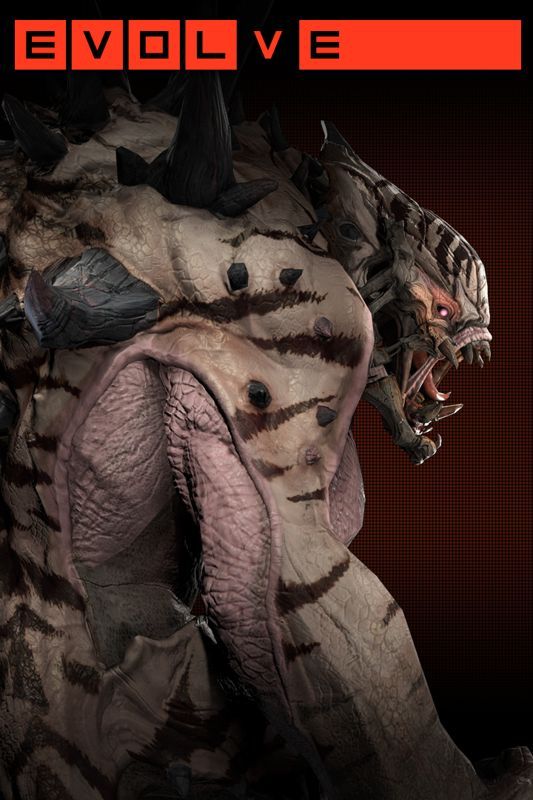 Game cover: Evolve: Goliath White Tiger Skin