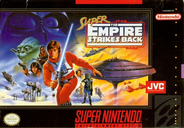 Game cover: Super Star Wars: The Empire Strikes Back