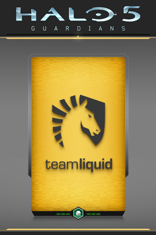 Game cover: Halo 5: Guardians - HCS Team Liquid (TL) REQ Pack