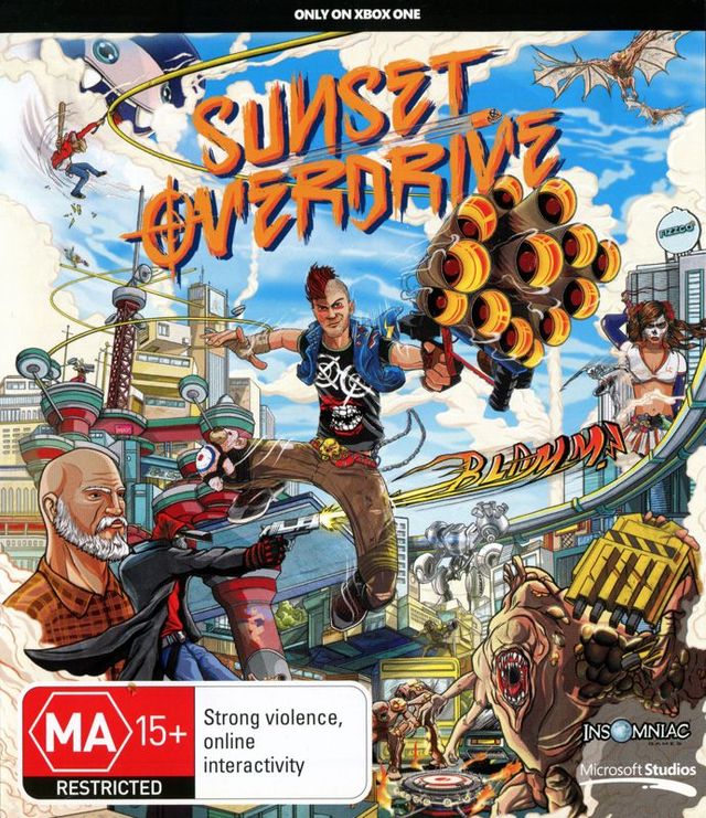Game cover: Sunset Overdrive