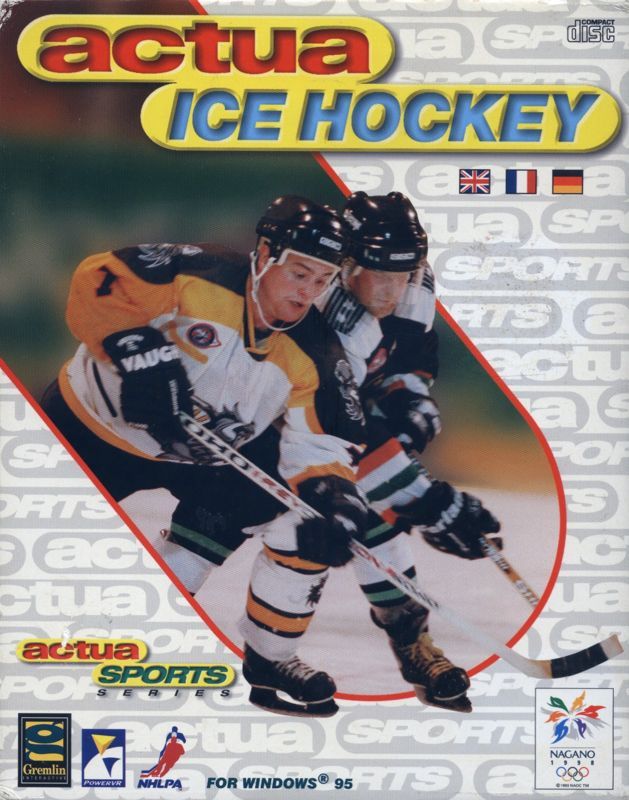 Game cover: Actua Ice Hockey
