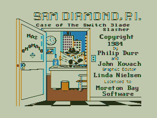Game cover: Sam Diamond, P.I.: Case of the Switch Blade Slasher