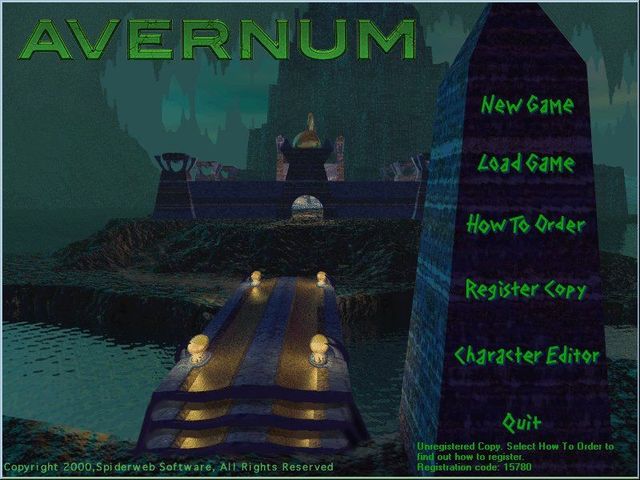 Game cover: Avernum