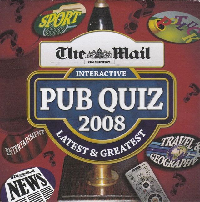 Game cover: The Mail on Sunday: Interactive Pub Quiz 2008 - Latest & Greatest