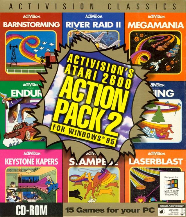 Game cover: Activision's Atari 2600 Action Pack 2