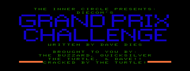 Game cover: Grand Prix Challenge