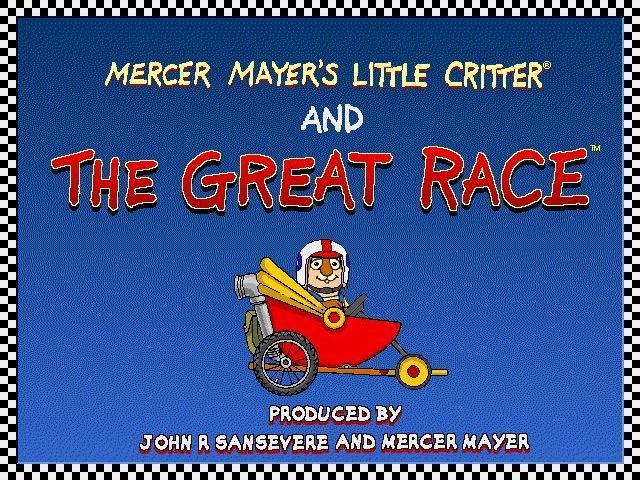 Game cover: Mercer Mayer's Little Critter and the Great Race