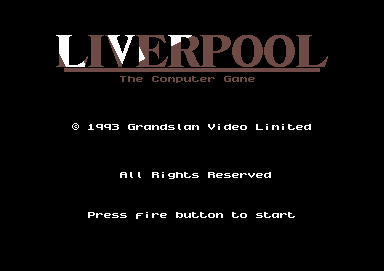 Game cover: Liverpool: The Computer Game
