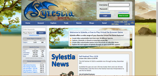 Game cover: Sylestia