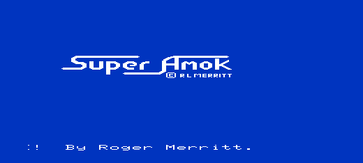 Game cover: Super Amok
