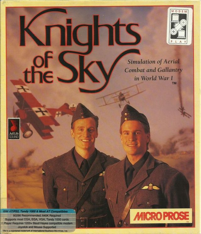 Game cover: Knights of the Sky
