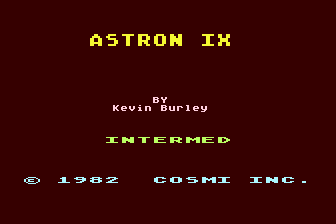 Game cover: Astron IX