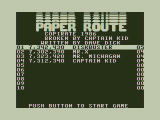 Game cover: Paper Route