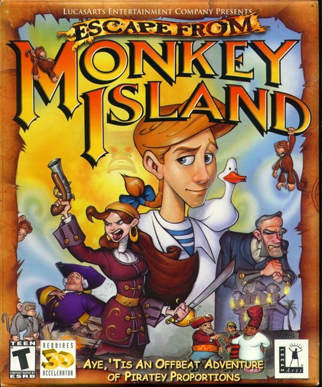 Game cover: Escape from Monkey Island