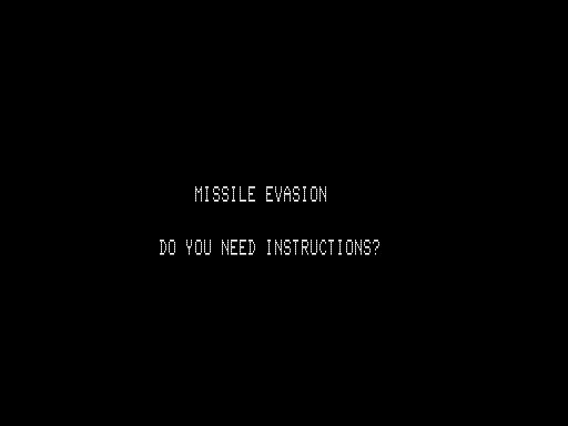 Game cover: Missile Evasion