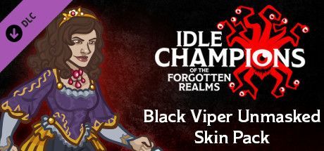 Game cover: Idle Champions of the Forgotten Realms: Black Viper Unmasked Skin Pack