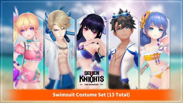 Game cover: Seven Knights: Time Wanderer - Swimsuit Costume Set (13 Total)