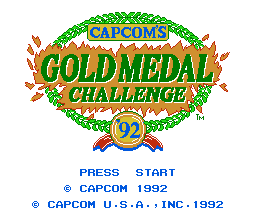 Game cover: Gold Medal Challenge '92