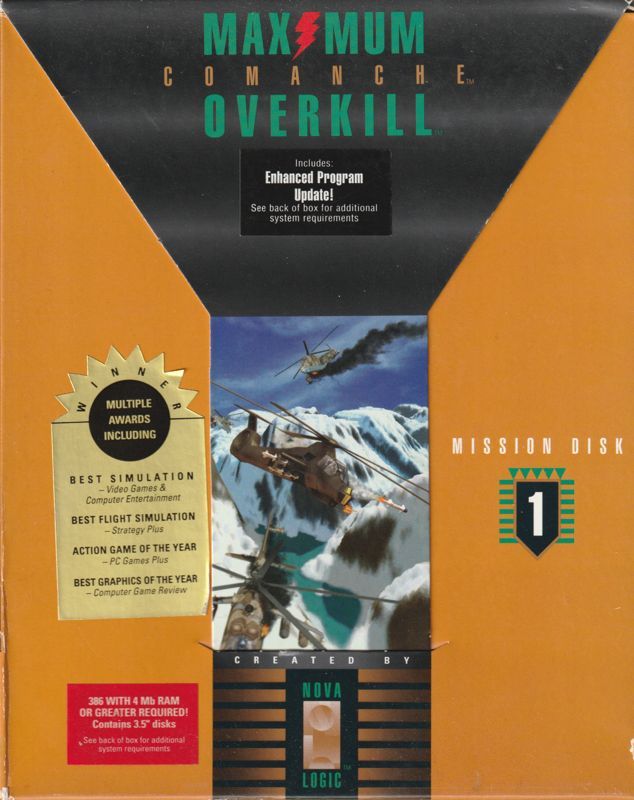 Game cover: Comanche: Maximum Overkill - Mission Disk 1