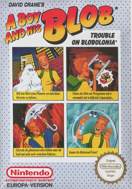Game cover: David Crane's A Boy and His Blob: Trouble on Blobolonia