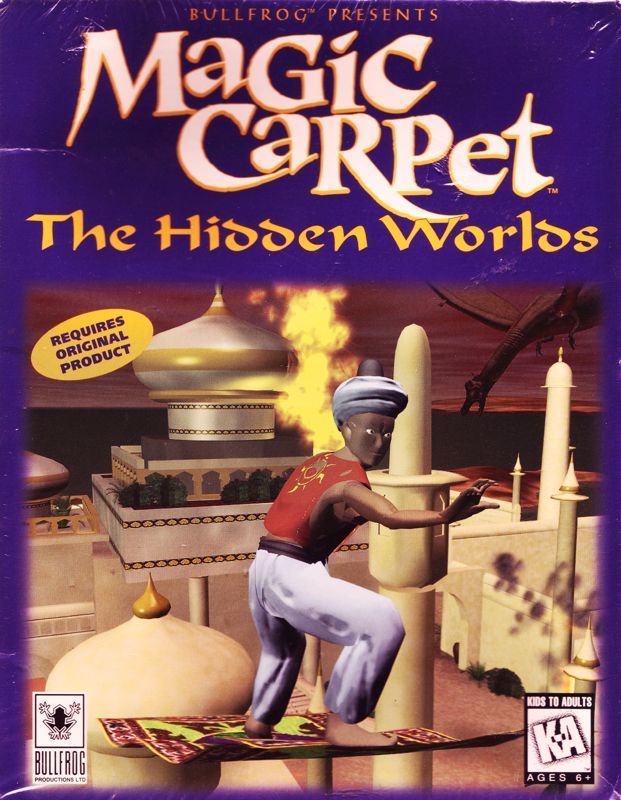 Game cover: Magic Carpet: The Hidden Worlds