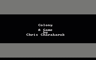Game cover: Colony