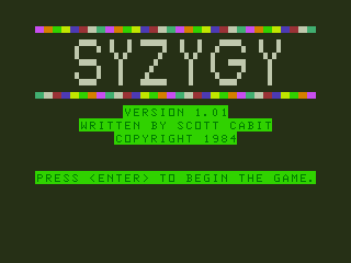 Game cover: Syzygy