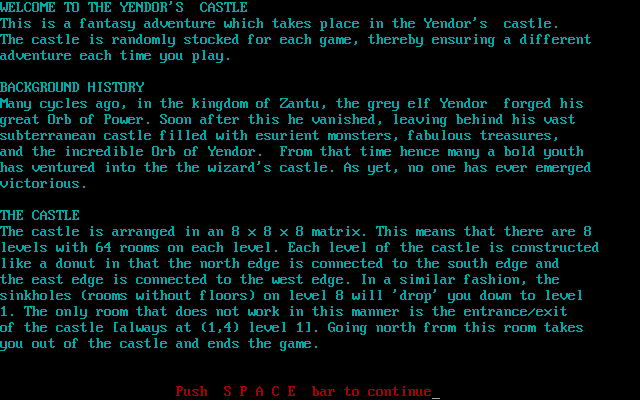 Game cover: Amulet of Yendor