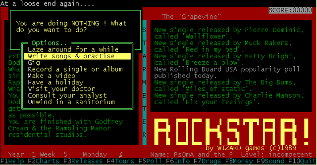 Game cover: Rockstar!