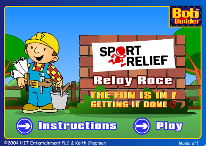 Game cover: Bob the Builder: Relay Race