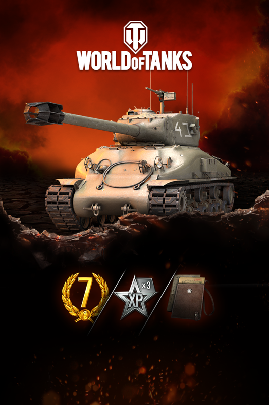 Game cover: World of Tanks: Heavy Metal Heroes - M51 Super Sherman Ultimate Bundle