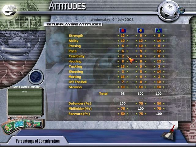 Game cover: Euro Club Manager 2003-04