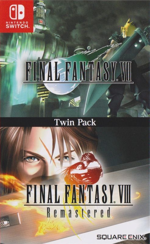 Game cover: Final Fantasy VII & Final Fantasy VIII: Remastered (Twin Pack)